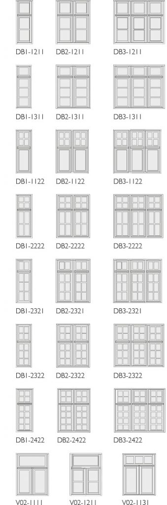 Historisches niedrigenergie Fenstersystem Dannebrogfenster Schnittzeichnungen